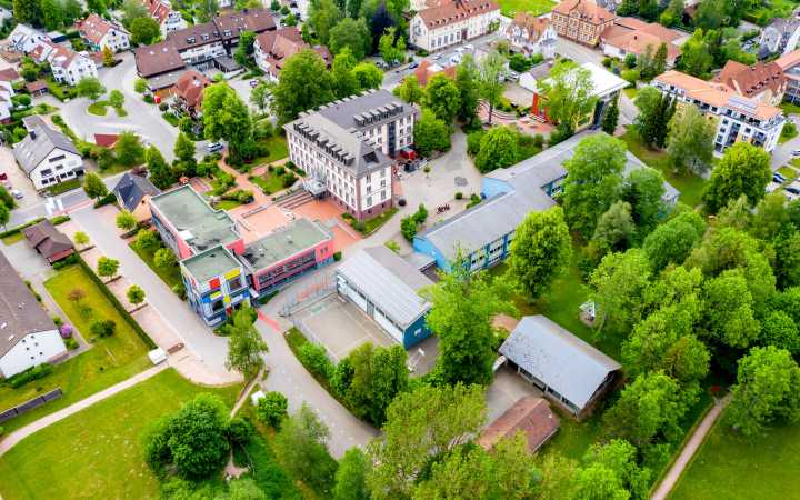 Drohnenaufnahme Campus